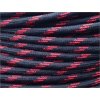Textilní kabel 2 x 0,75mm Round 5 , černo červený