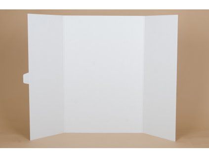 Projektová tabule 120 x 90 cm, bílo-bílá (1 kus)