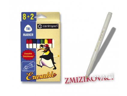 Fix sada CENTROPEN ZMIZÍKOVATELNÉ 8+2 2569/10 barev
