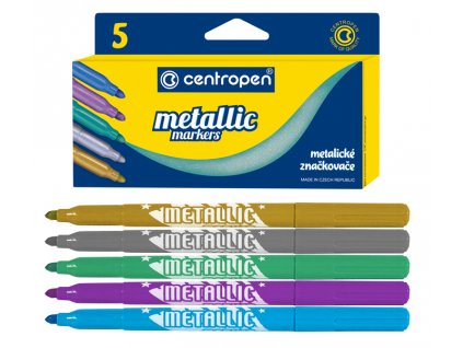 Popisovač CENTROPEN 8690/5 METALIC MARKERS (5 ks)