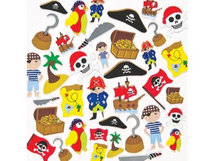 Pirate Foam Stickers EV321