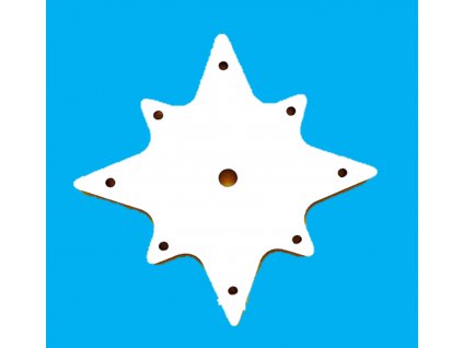 Hvezda prosivaci drevena