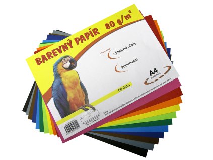 papir barevny 60 listu