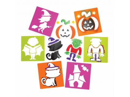 Sablona Dusicky Halloween