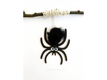 Pavouk (11 cm) - dřevěný výřez
