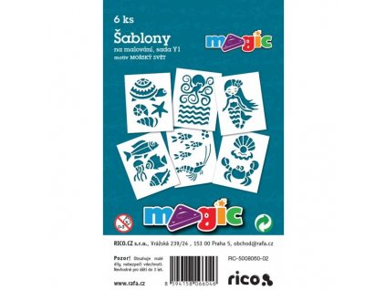 papirove sablony magic sada y1 morsky svet