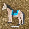 Kůň (25 cm)  - 10 ks - kartonový výřez