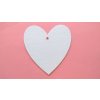 Srdíčko s dírkou - kartonový výřez