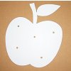 Jablko prošívací (21 x 19 cm) šablona- 10 ks - kartonový výřez