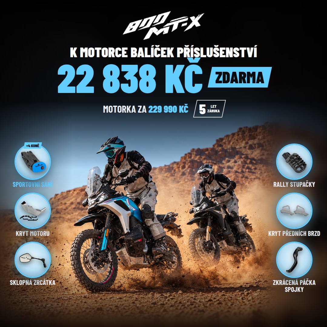 CFMOTO 800MT-X akční balíček