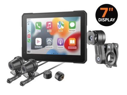 Interphone displej SYNC70 - Apple CarPlay a Android Auto pro motocykly