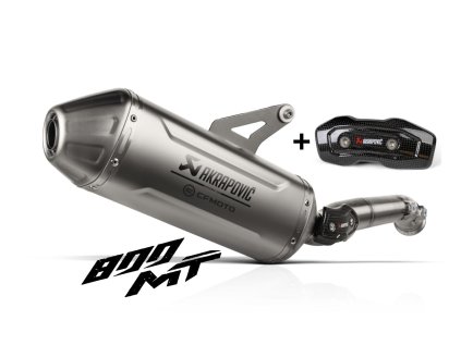 800MT Výfuk CFMOTO Akrapovič Slip‑On