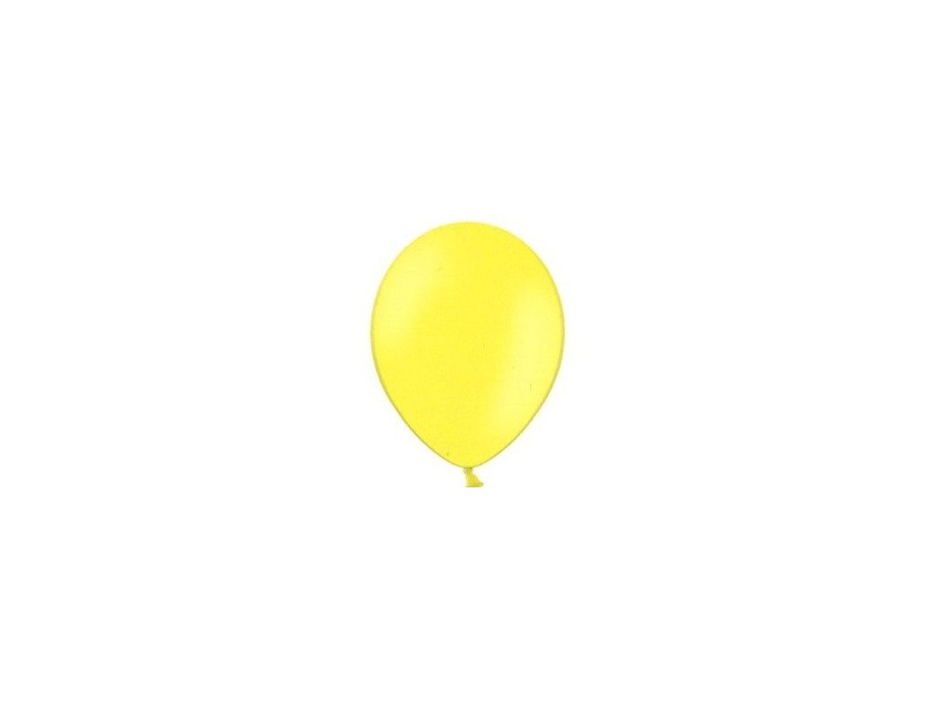 Balónky 5 ks pastelové - žluté