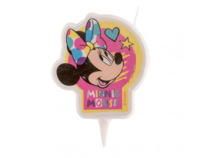 display 12 velas cumpleanos minnie