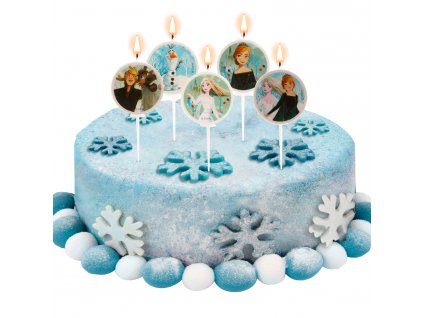 346244 VELAS DE CUMPLEAąOS FROZEN II Ł 3CM 6