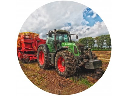 Jedlý papír na dort - traktor