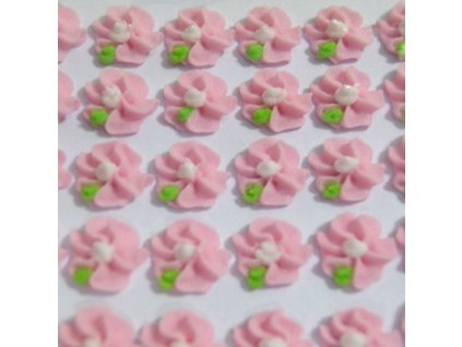 Cukrové ozdoby Timidekor - kytičky růžové