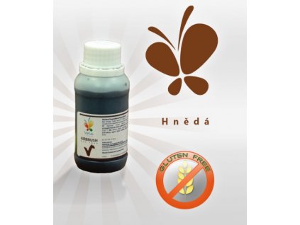 Airbrush jedlá barva 45ml - hnědá