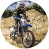 Jedlý papír na dort - motorka