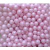 Cukrové perle - 20g - světle růžové bez lesku