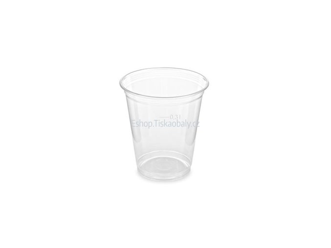 Kelímek PET rovný transparentní, 300 ml