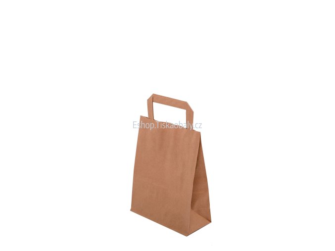 T10020 paper flat handles brown 180x80x230 1