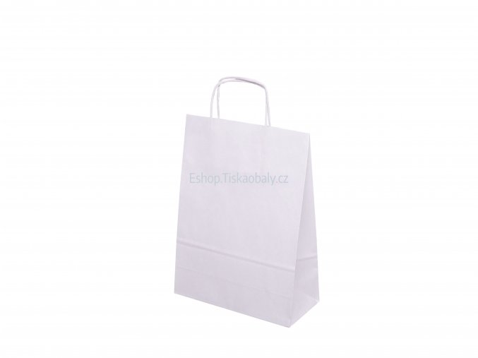 T20031 paper twisted handles white 240x100x320