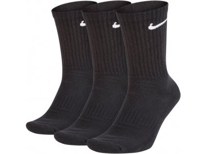 Ponožky Nike Everyday Cush Crew 3 páry černá