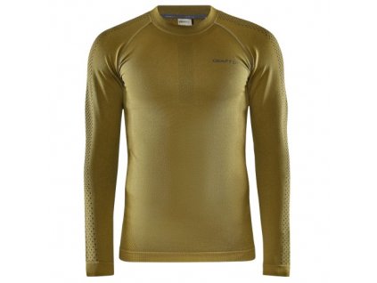 Pánské termotriko Craft ADV Warm Intensity LS 1912518-632985 olivová