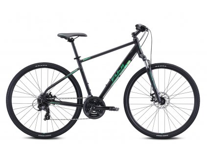 FU-Traverse 1.7 Disc-satin black/green-kolo 2022 (Velikost 19)