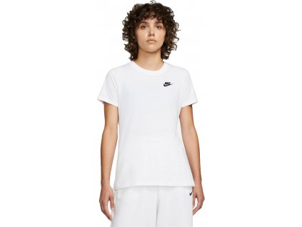 nike w nsw club tee whi 4