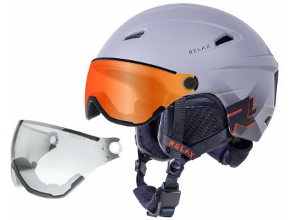 LYŽAŘSKÁ HELMA RELAX STEALTH RH24A3 (Velikost L)