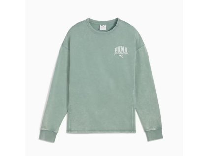 Screenshot 2025 04 01 at 10 37 58 Свитшот PUMA CLASS Comfort Washed Crew Women Цвет Зеленый Green Moon Puma Арт 685032 30