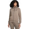 nike w nsw essntl flc fz hoodie khk 2