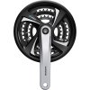 shimano fc tx801 tourney triple chainset without chainguard 48 38 28t 7 8 speed 170mm 22010519