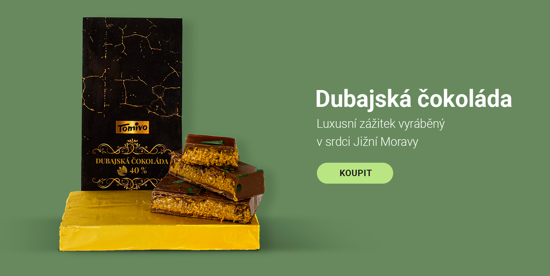 Dubajská čokoláda Tomivo