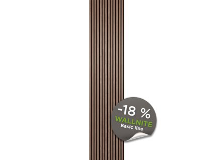 Akustický panel Wallnite Basic line černý filc Dub 2400×520×18
