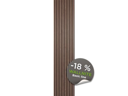 Akustický panel Wallnite Basic line černý filc Dub 2400×600×18