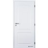 Dveře falcové lakované, bílá Doornite 1, Claudius struktura, dozický zámek (Výplň voština, Šířka 90, Orientace pravá)