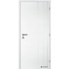 Dveře falcové lakované bílá Doornite 1, Bordeaux , dozický zámek (Výplň voština, Šířka 80, Orientace pravá)
