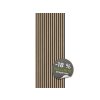 Akustický panel Wallnite Simple line černý filc Dub Karamelový 2750×604×21