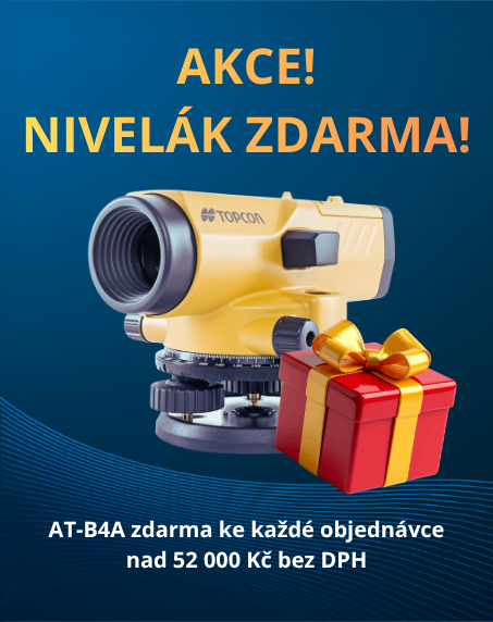 Nivelák Topcon AT-B4A zdarma - Promoakce