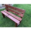 16 b. Wooden bench 2+2, no coating
