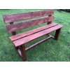 16 b. Wooden bench 2+2, no coating