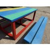 02 gl. Children's table set with 2 benches without backrest