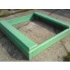 07 c. Small sandpit, made of boards, home use