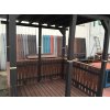 09 d. Pavillon mit Flachdach braun grau schwarz
