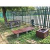 15 b. Plastic sunbed