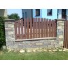 01 ab. Fence board profile D-100x25-1200/1400 mm
