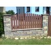 01 ab. Zaunplanke, Profil D-100x25-1200/1400 mm